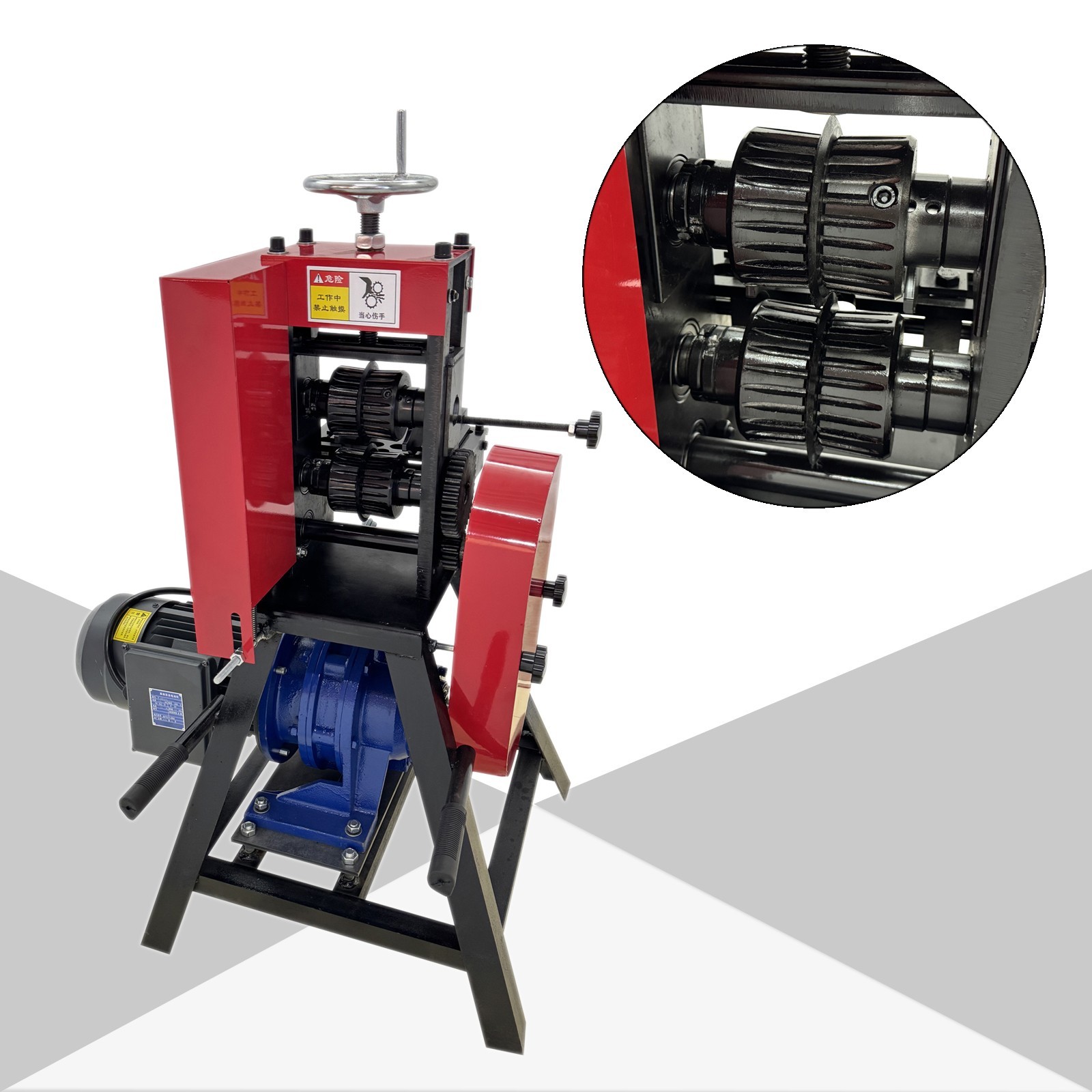 220V 4KW Industrial 0.39"–4.72" Wire Stripping Machine 1440RPM