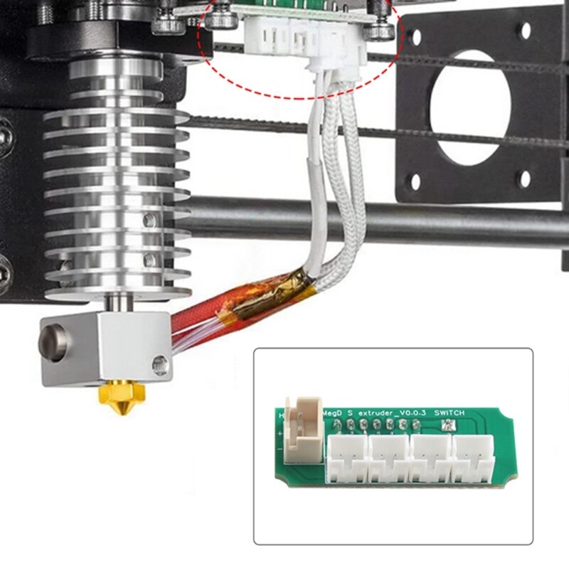Anycubi Extruder Temperature Adapters Optimizes 3D Printer