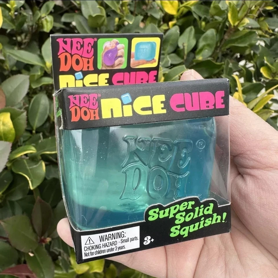 Schylling NeeDoh Nice Cube Sensory Fidget Cube Stress Relief Squishy Toy