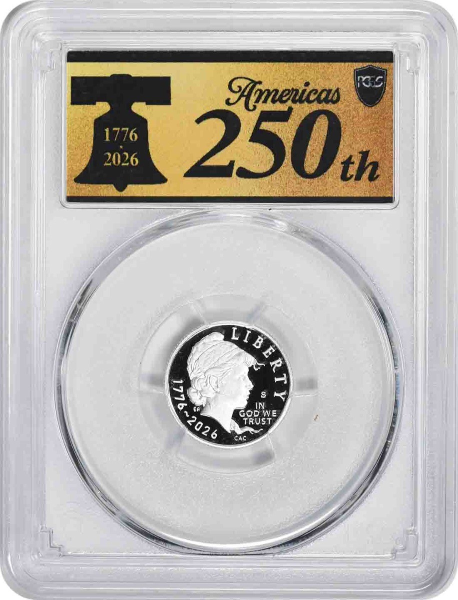 2026-S Emerging Liberty Ag Silver Dime 1776-2026 PR69DCAM FS PCGS Anniv Label