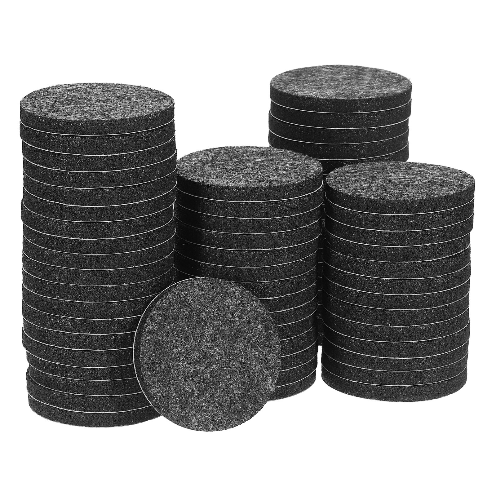 64Pcs Non Slip Furniture Pads, 2" Self Adhesive Felt Pad (Gray 0.2" Thick)