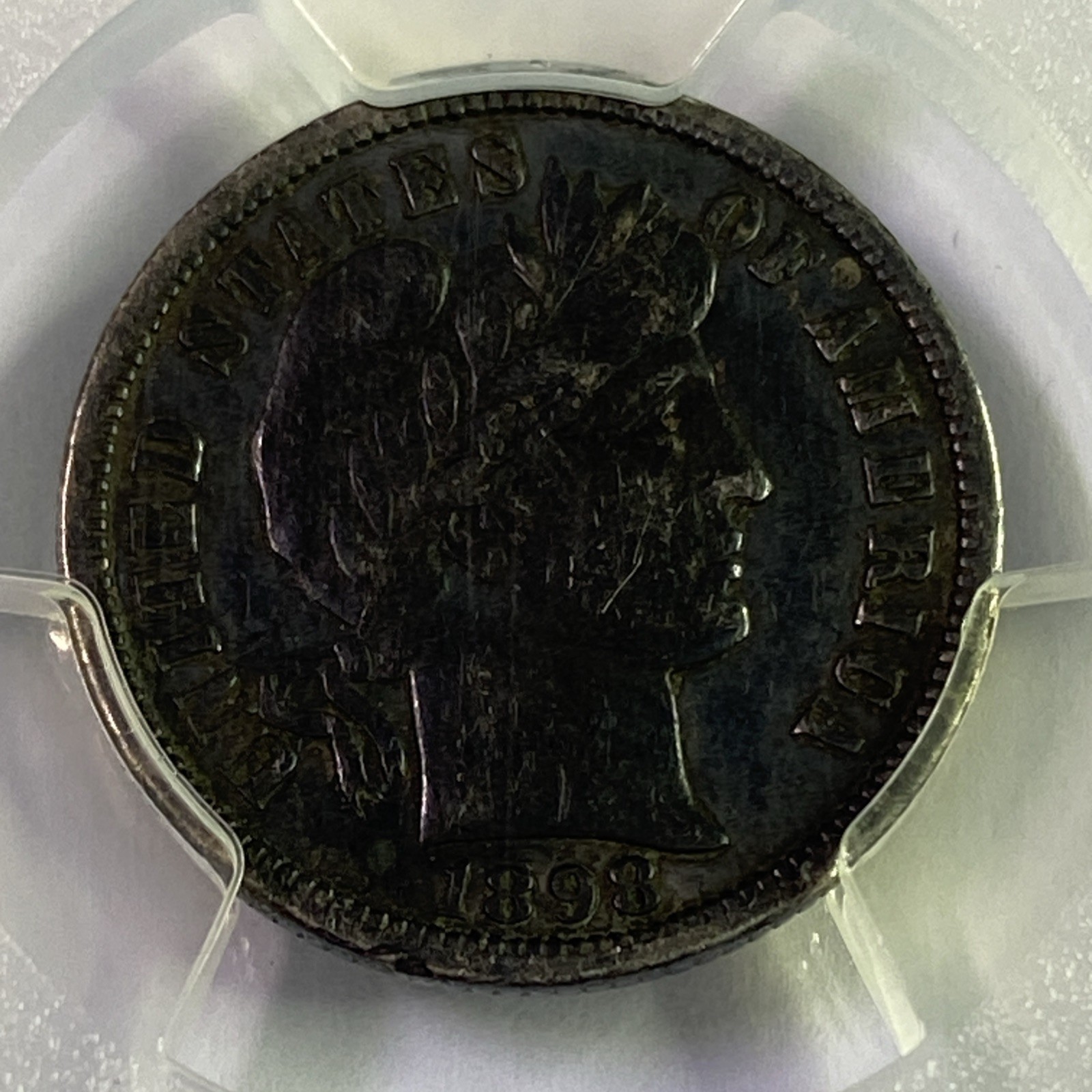 1898-O Barber Dime 10c PCGS Certified VF35