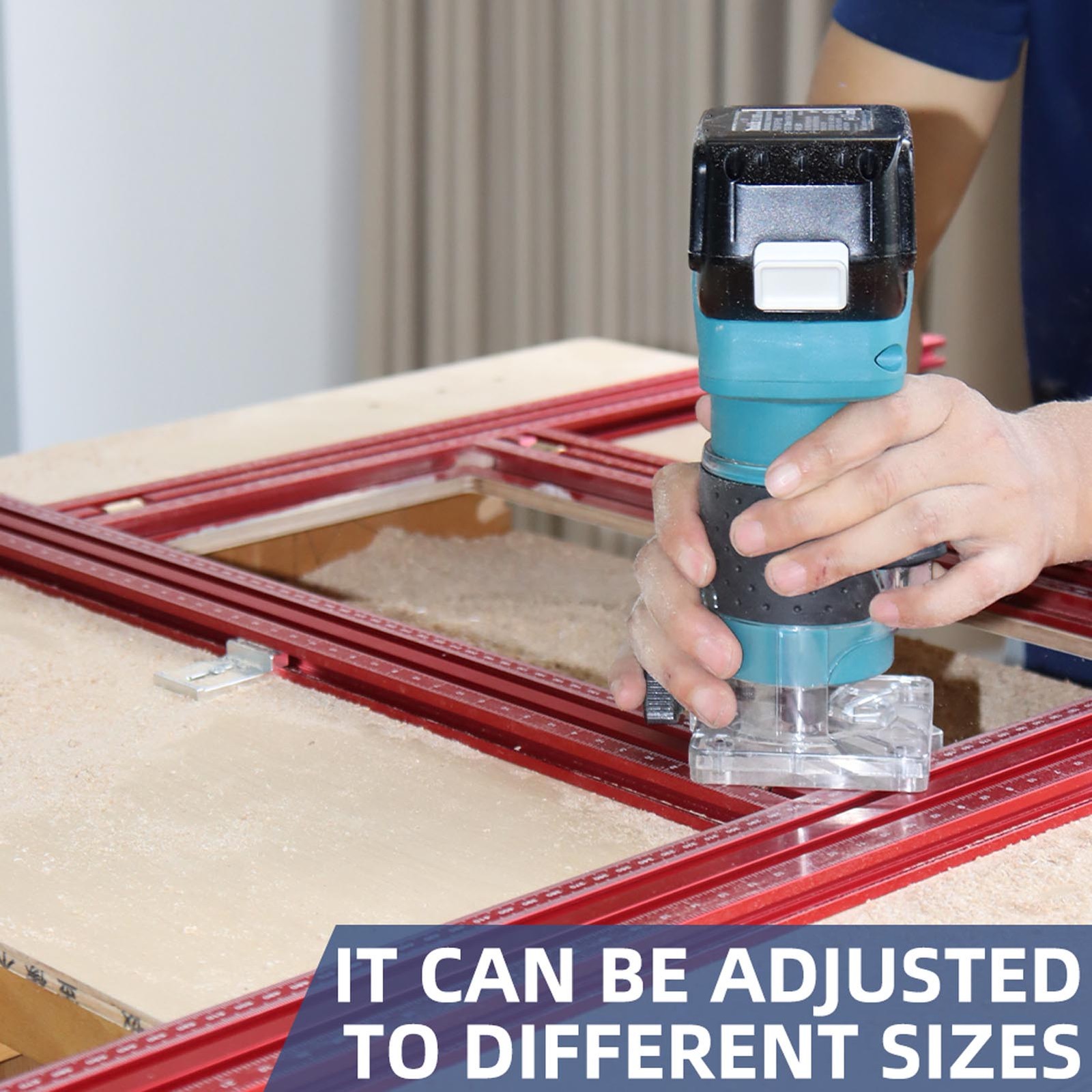 800mm Adjustable Square Router Template Guide System