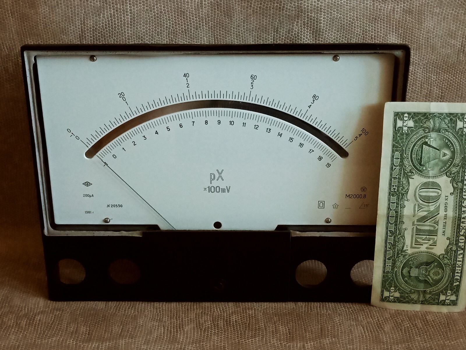 Vintage Voltmeter Milliammeter Ammeter Volt Ammeter Ohmeter