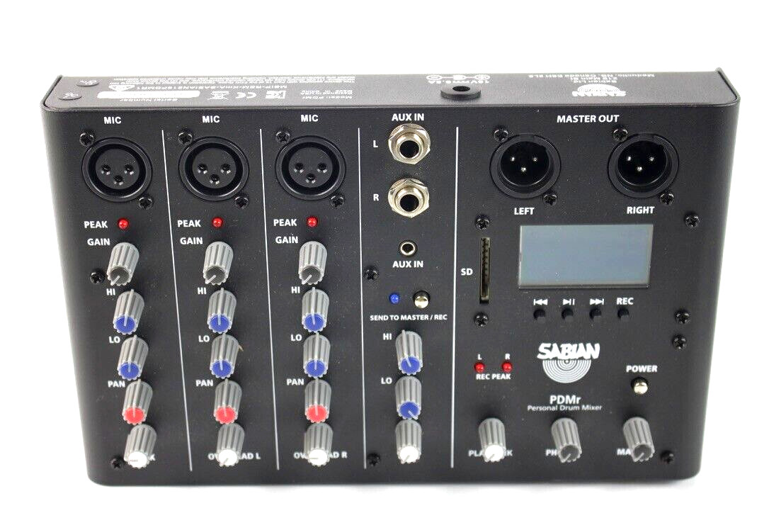 DEFECTIVE. Sabian PDMr Sound Kit, Drum Mixer for Mics   #R1123