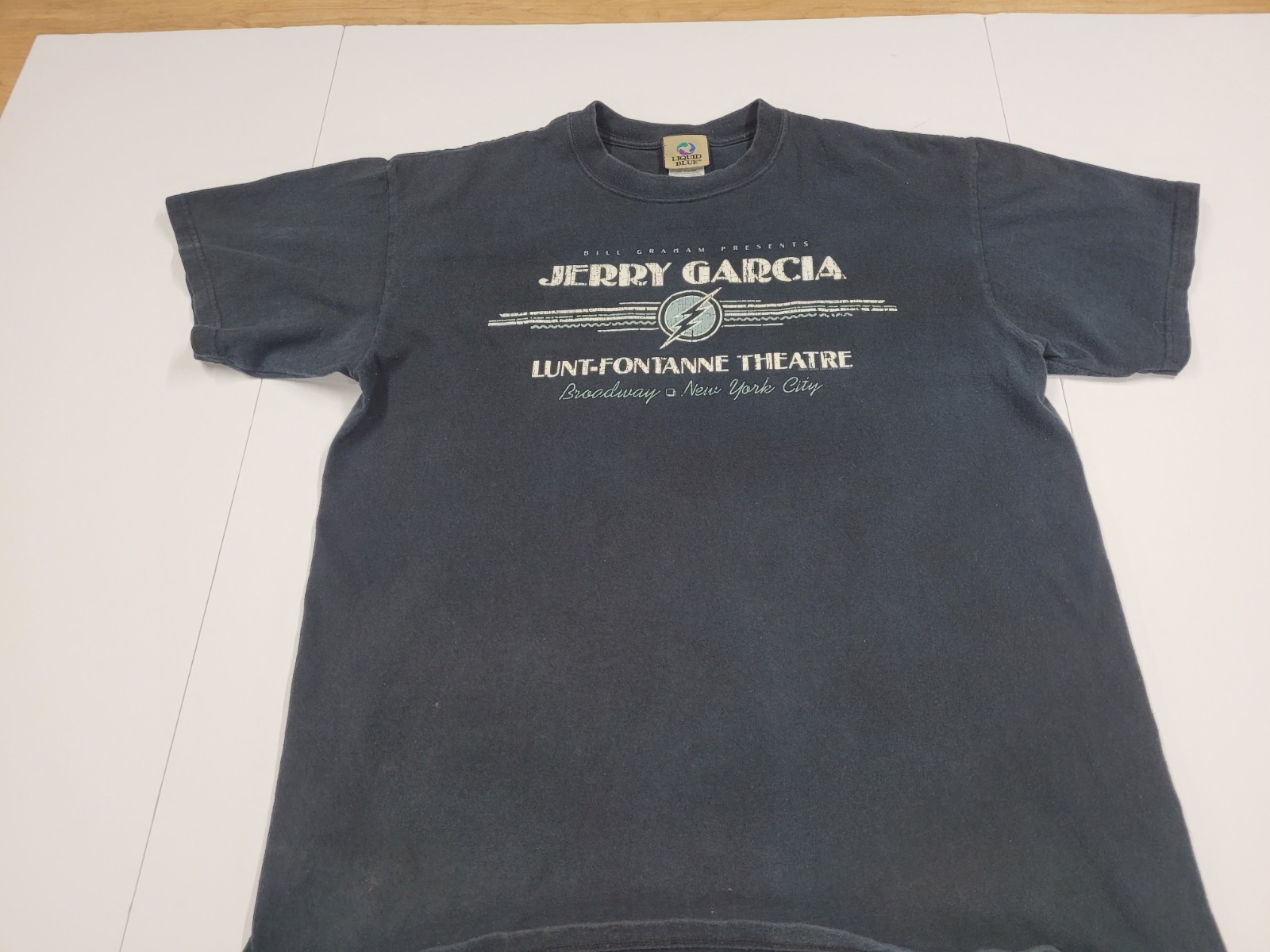 Grateful Dead Shirt T Shirt Jerry Garcia Lunt Fontanne 1987 New York  2004 Large