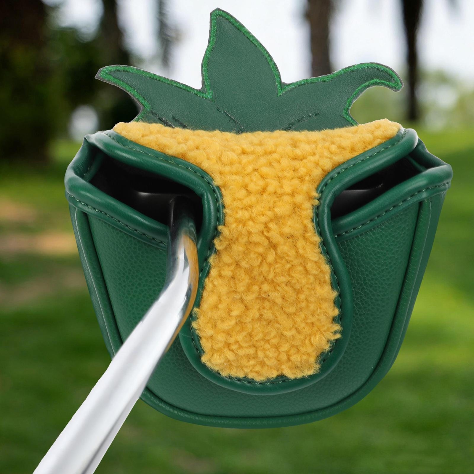 Golf Head Covers PU Protective Lightweight Corn Shaped Driver Club Head Cover