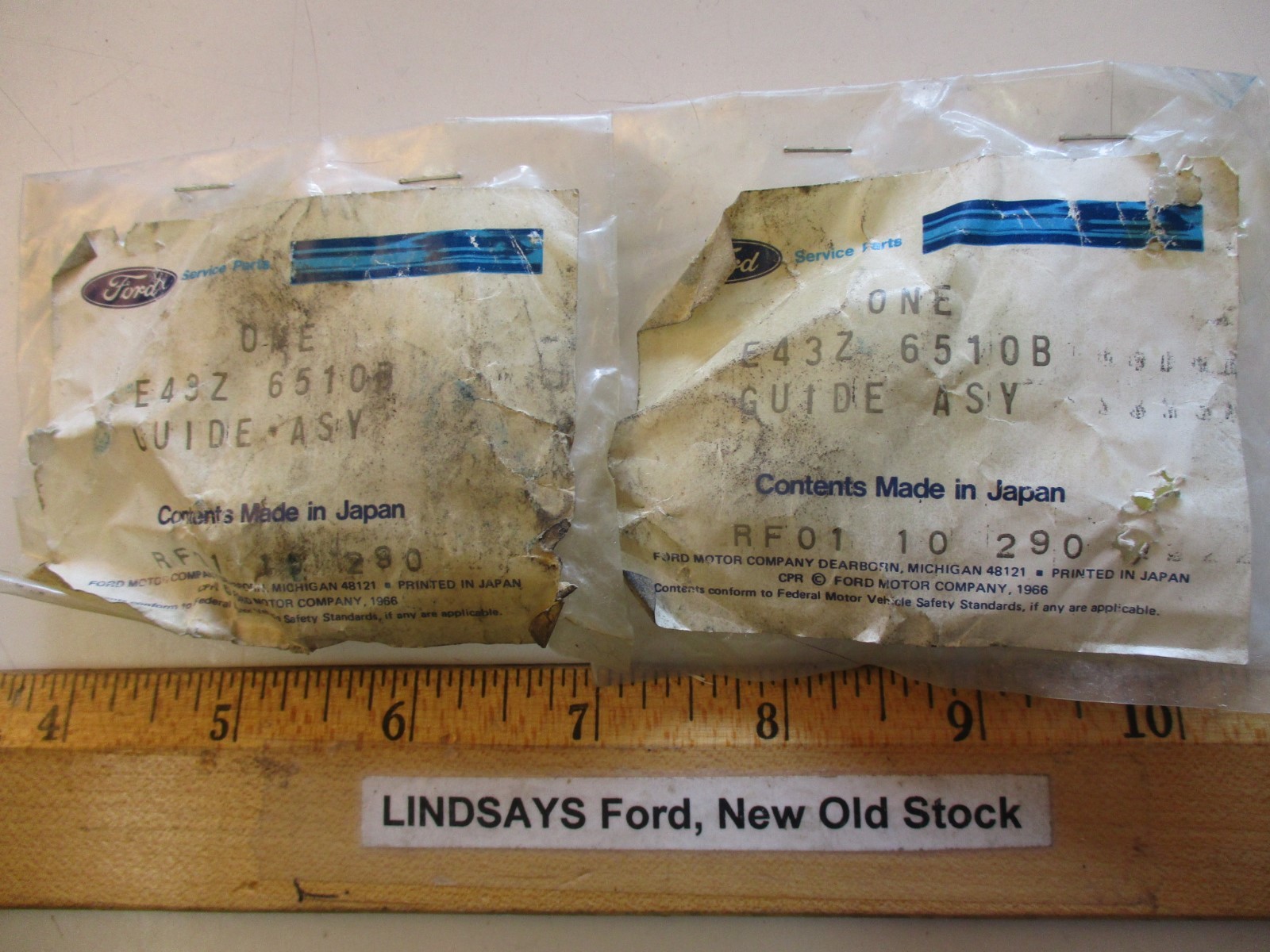 2 OEM PCS FORD 1984/1987 ALL 4CYL. 2.0L Diesel "GUIDE ASY" VALVE BUSHING EXHAUST