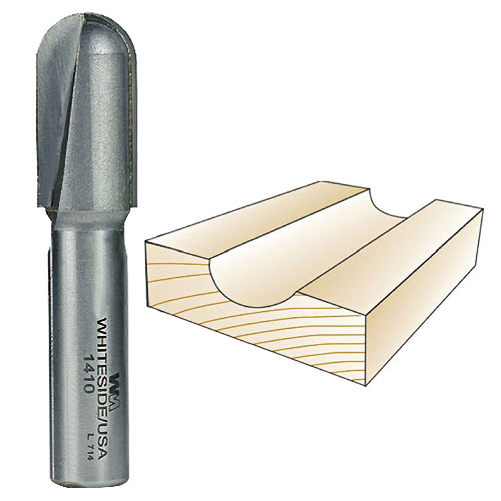 Whiteside Core Box Bit 1/2 in. SH x 5/16 in. R x 5/8 in. CD