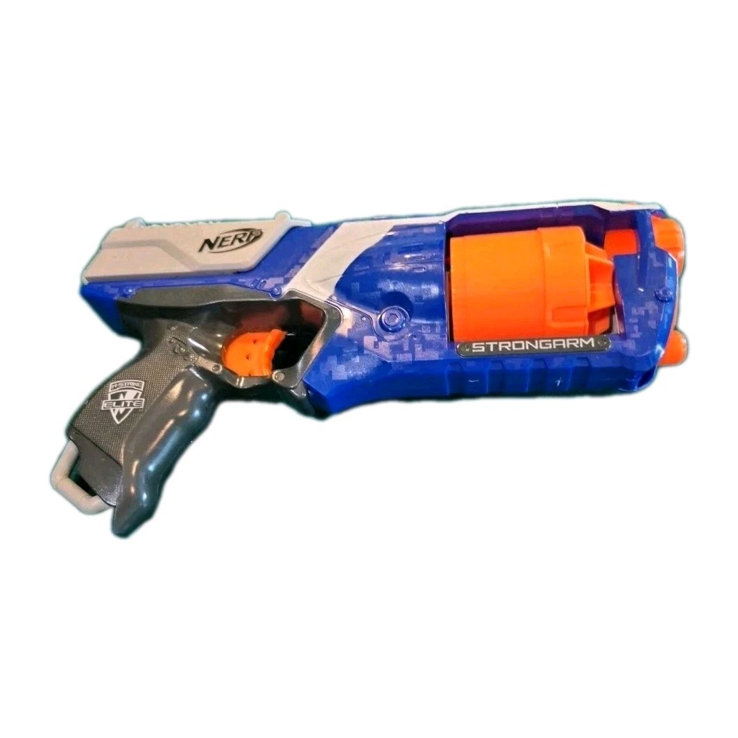 Nerf N-Strike Elite Strongarm Blaster 6 Dart Revolver Tested Works