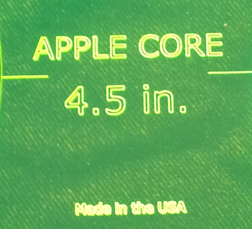 4 1/2" Apple Core Quilt Template New charm pack layer cake free shipping