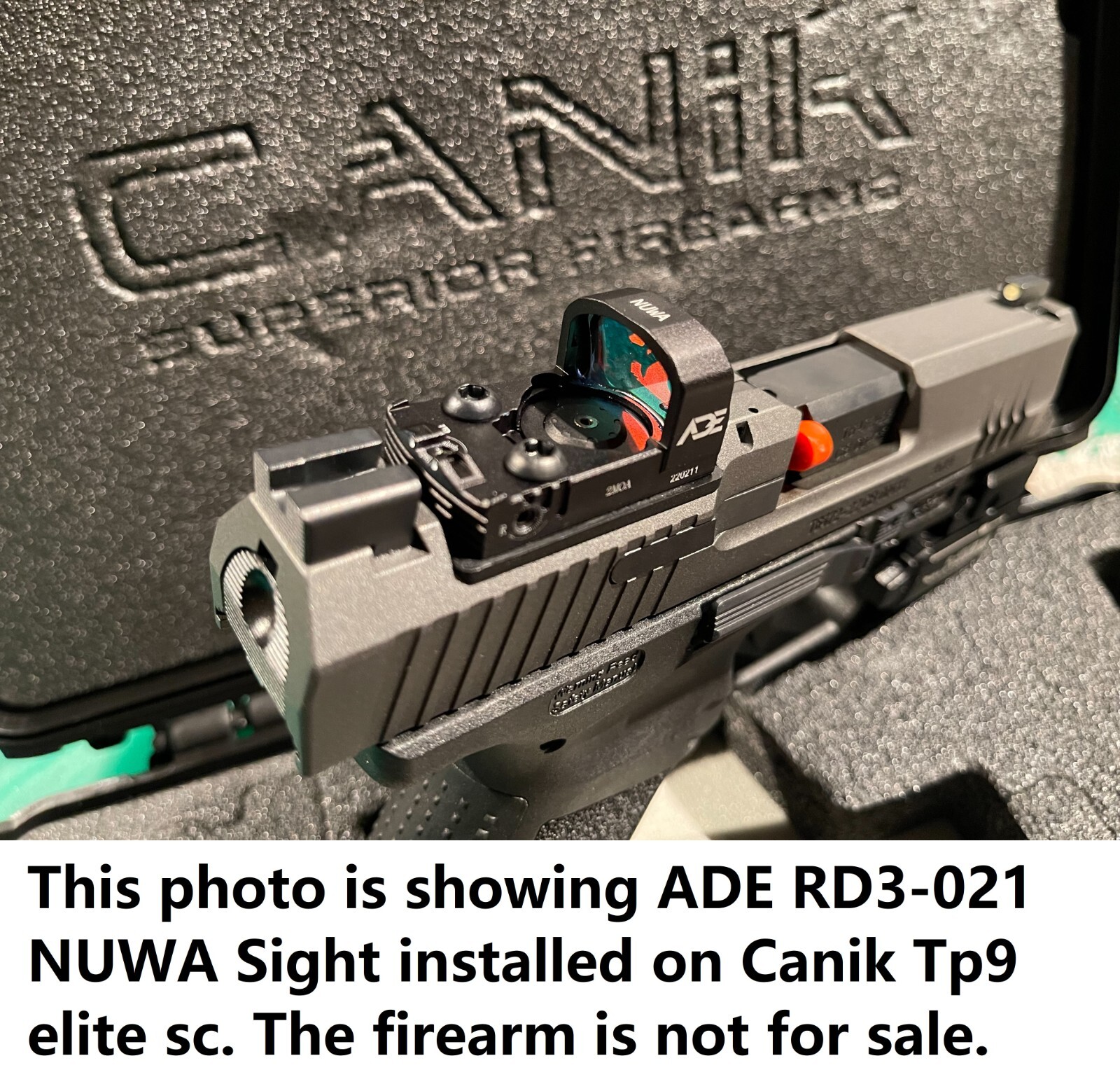 FDE!ADE RD3-021-PRO Sensor Activated GREEN Dot For Springfield XDS MOD 2 OSP 9MM