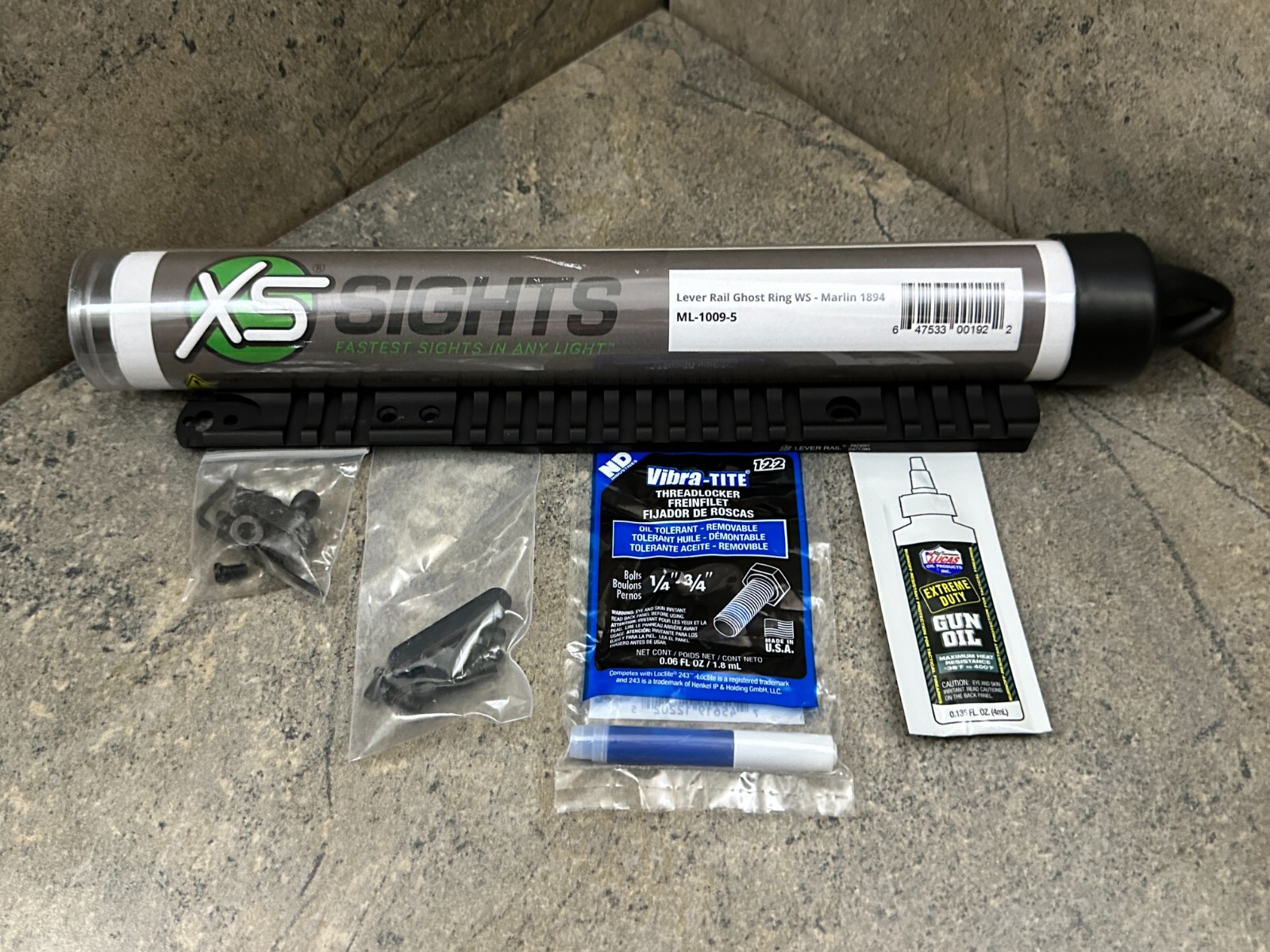 XS Sights Lever Rail Ghost Ring White Stripe - Marlin/Ruger 1894 ML-1009-5