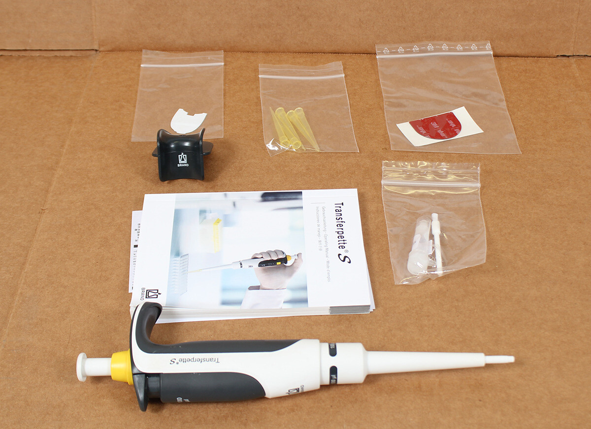 Brandtech Brand 704738 Transferpette S Pipette Single Channel Fixed Volume 100µ