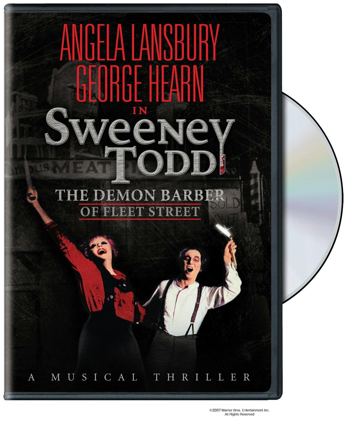 Sweeney Todd - The Demon Barber of Fleet Street DVD Angela Lansbury NEW