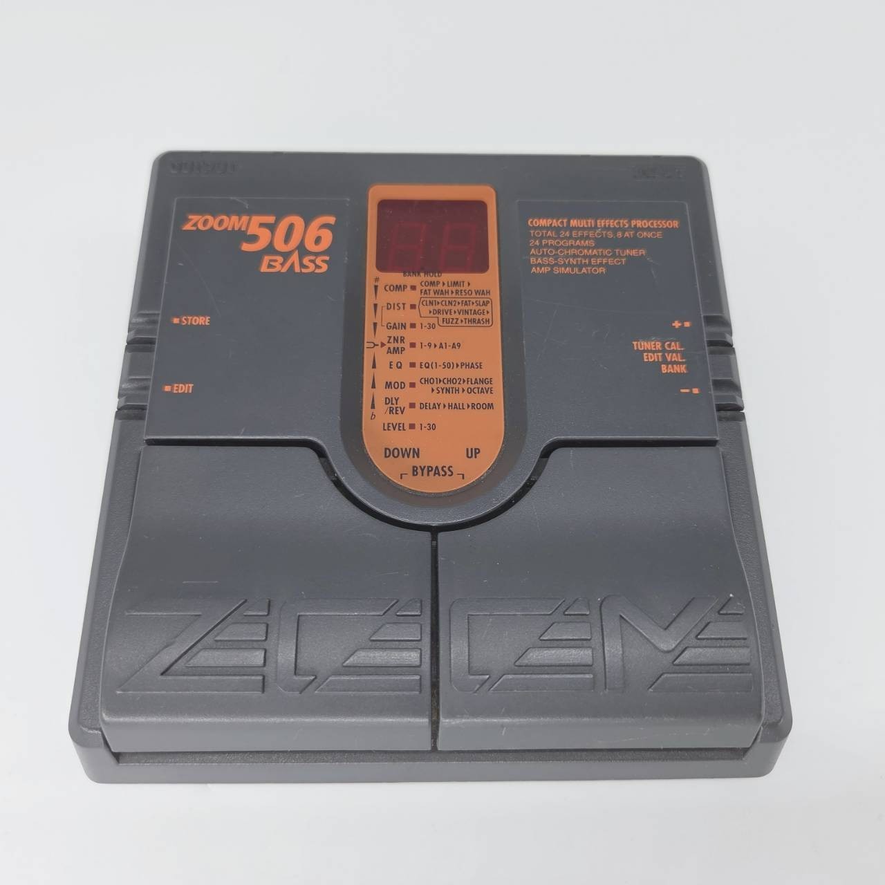 ZOOM 506 Bass Multi Effects Processor Unit Only Tested Working From Japan