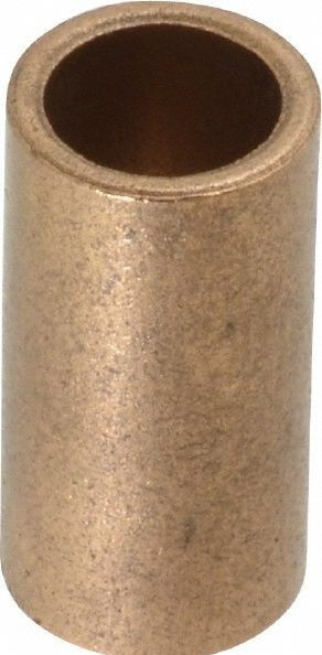 Boston Gear Sleeve Bearing: 3/8" ID, 1/2" OD, 1" OAL Oil Impregnated Bronze-20PK