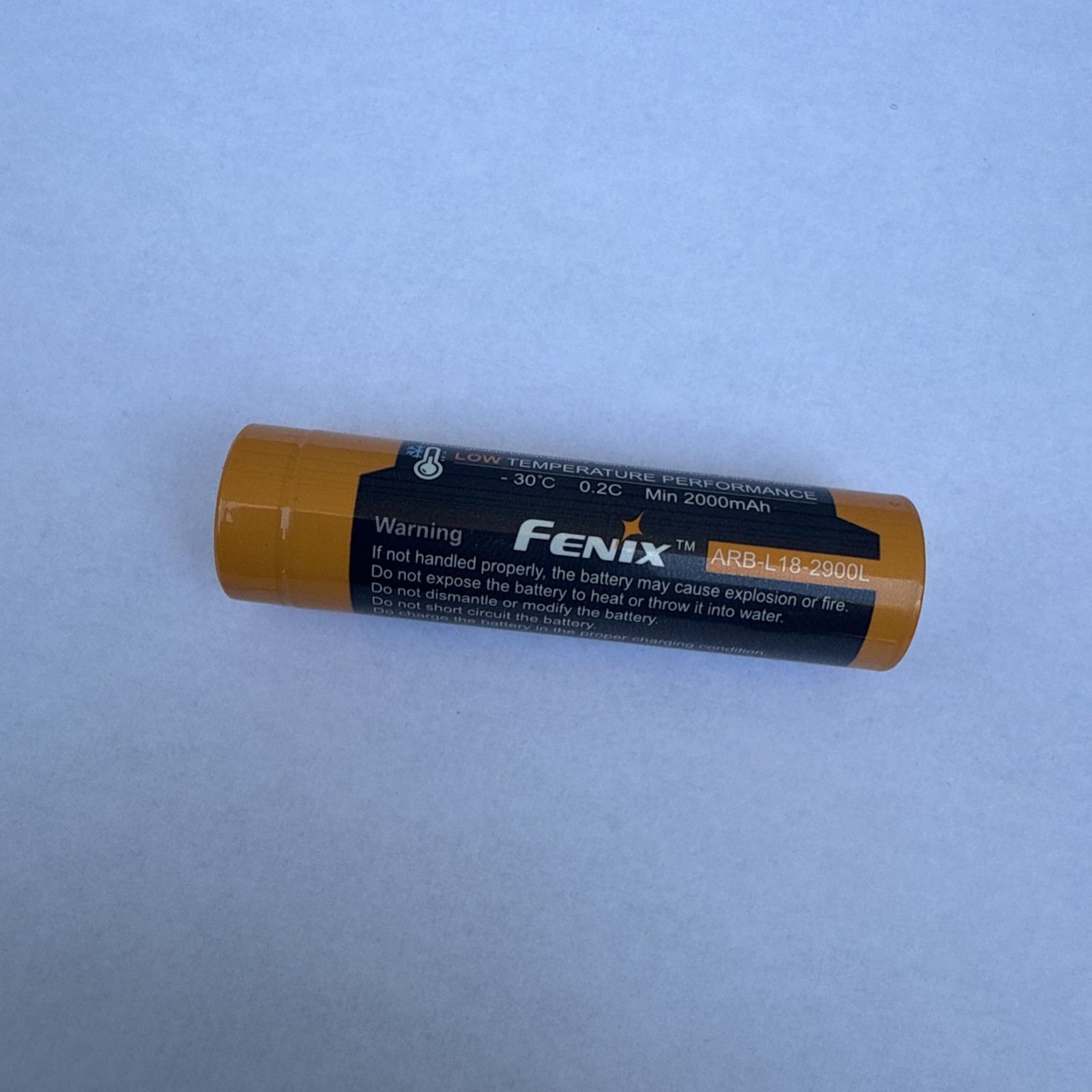 Fenix arb-l18-2900L Cold Resistance
