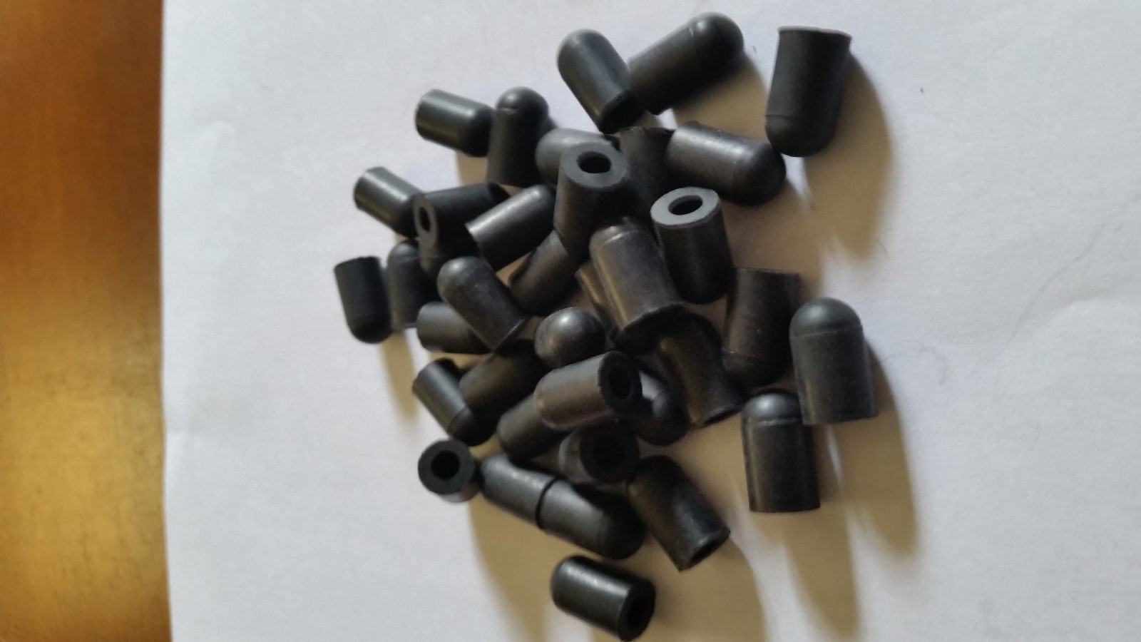 Rubber Vacuum Caps Diameter 7/32" Bag of 25  I.D.