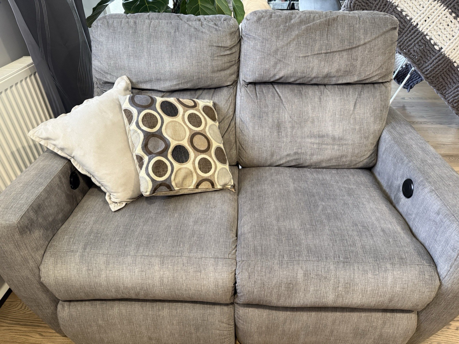 3 Piece Sectional Sofa Gray