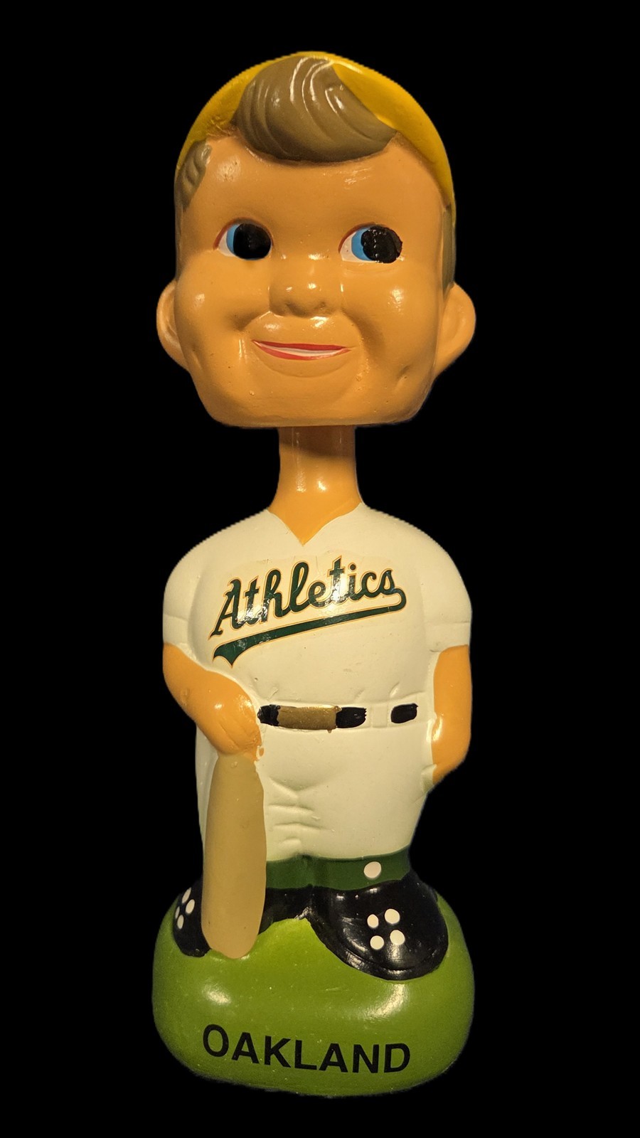 Vintage TEI Bobblehead with Box (1996) - Oakland Athletics