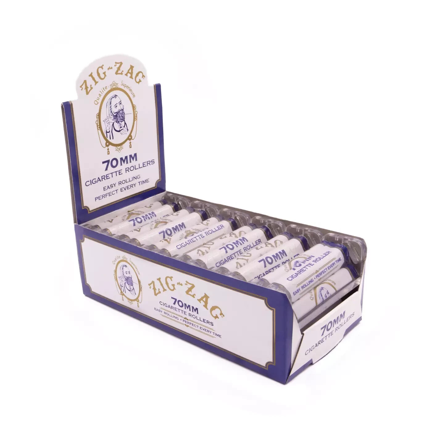 12pk Zig Zag Roller Machine 70mm for Original Rolling Papers - FREE SHIPPING