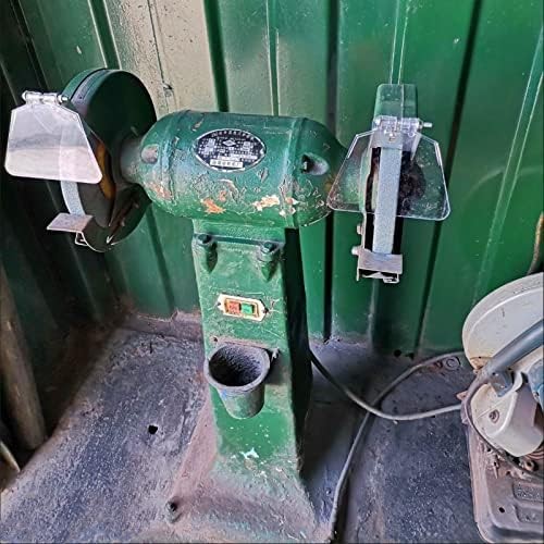 Bench Grinder Eye Shield, 2 Pcs Grinder Eyeshield Replacement Kit for Most Bench