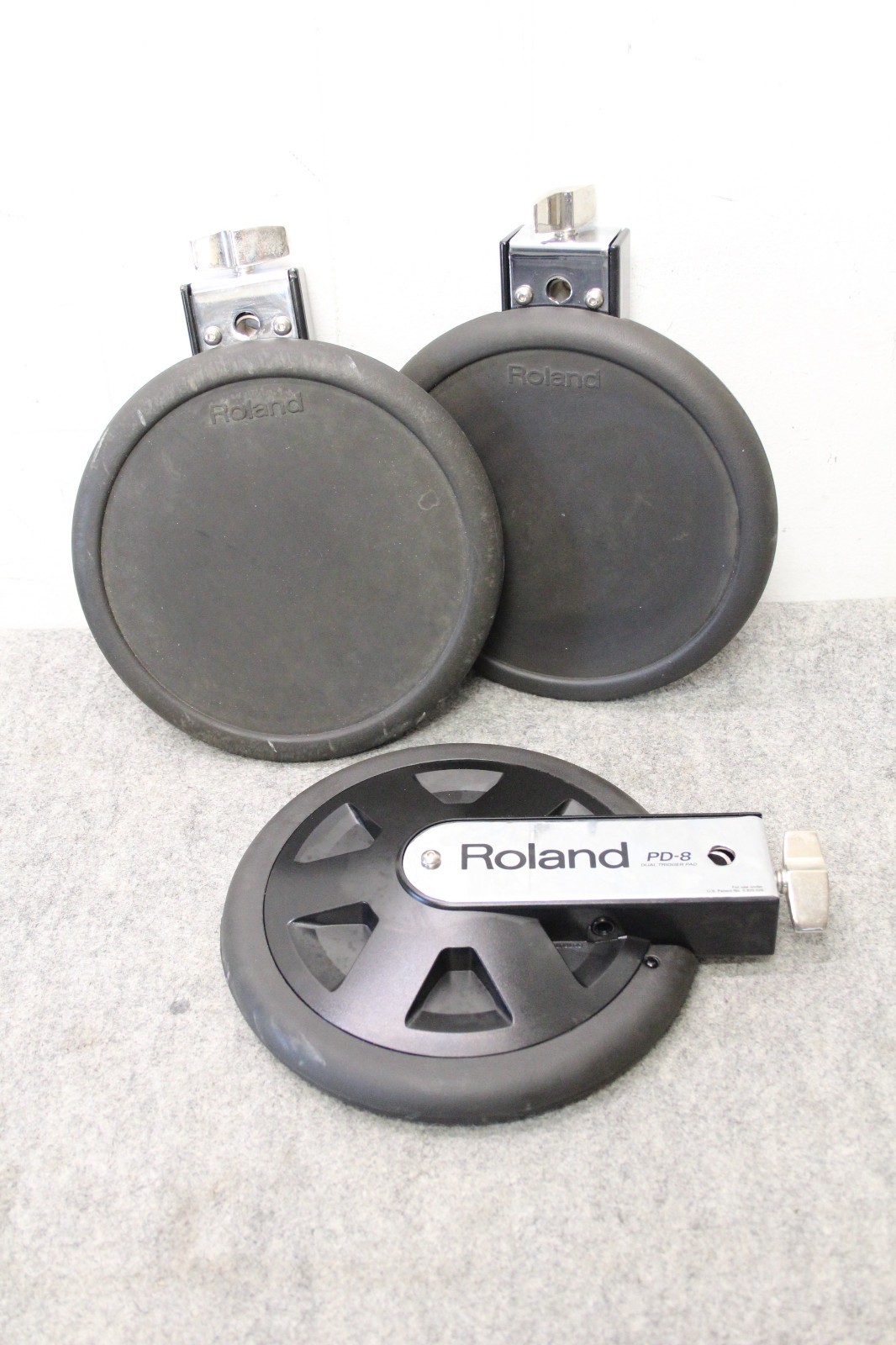 3x PACK Roland PD-8 Electronic Drum Dual Trigger Pads Toms