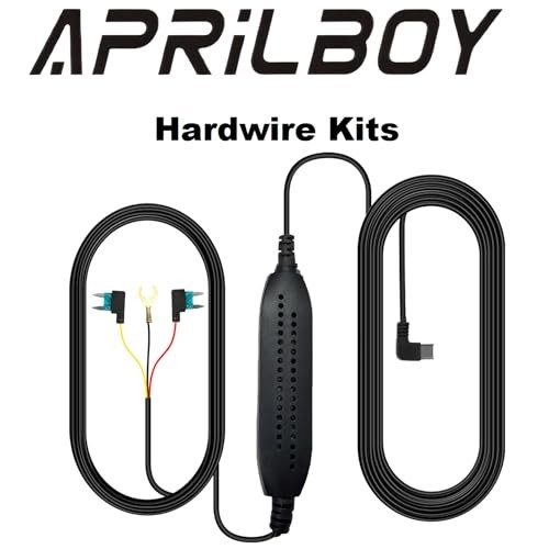 Aprilboy Type C Hardwire Kit for Dash Cam 11ft