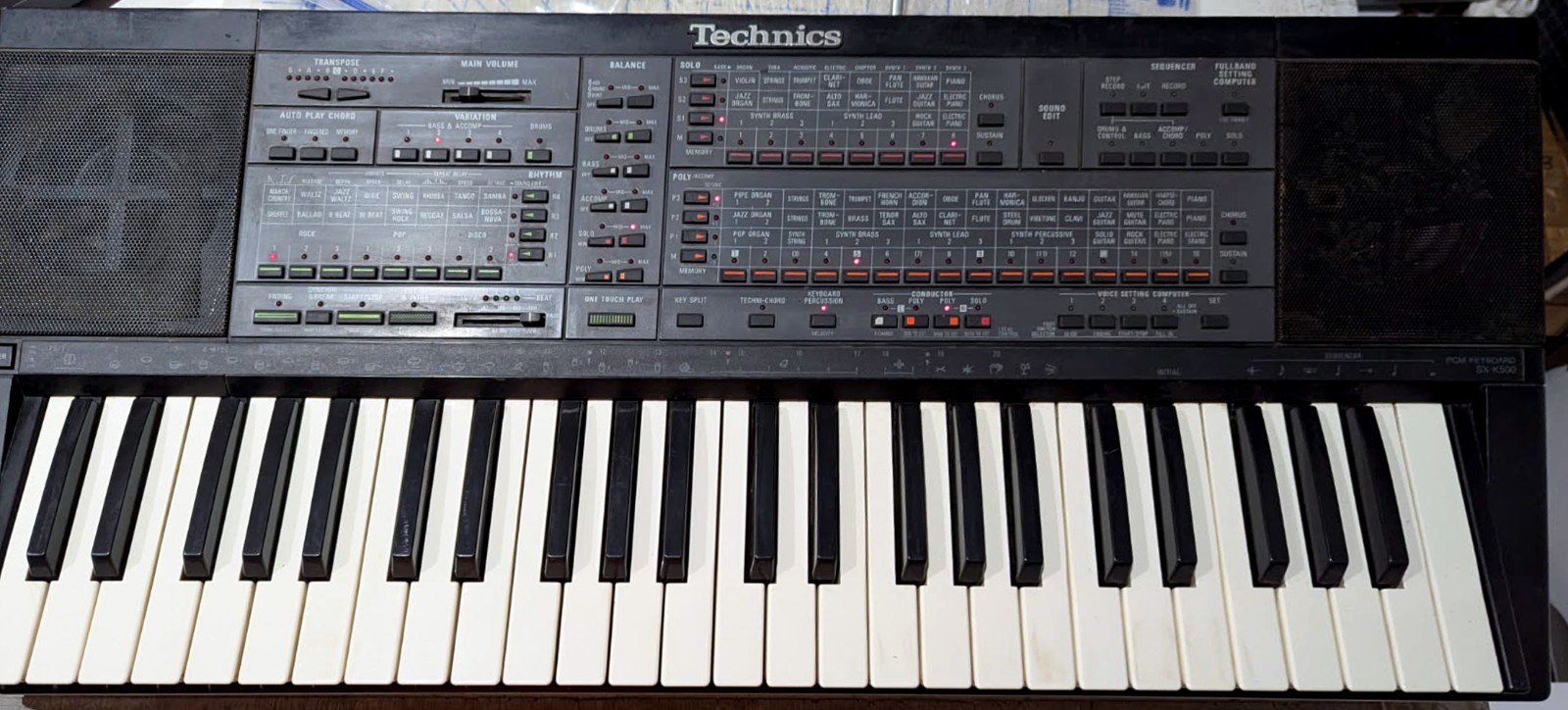 Technics SX- K500 professional keyboard- 61 keys
