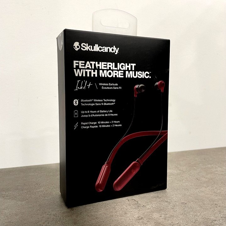 Skullcandy Ink'd plus Neckband Earphone - Deep Red