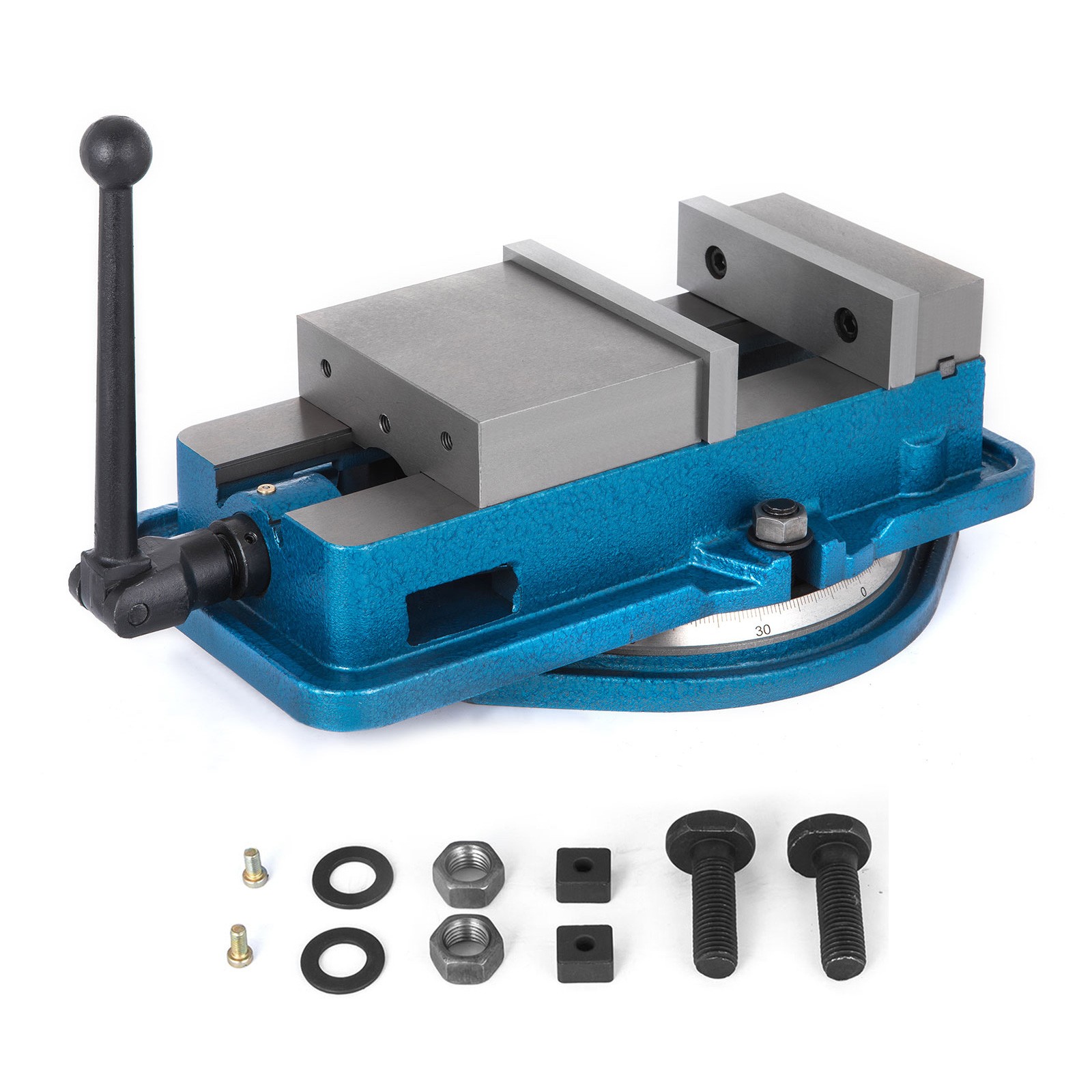 6" Milling Machine Lockdown Vise Swivel Base Clamping Vise Lock Vise Bench Clamp
