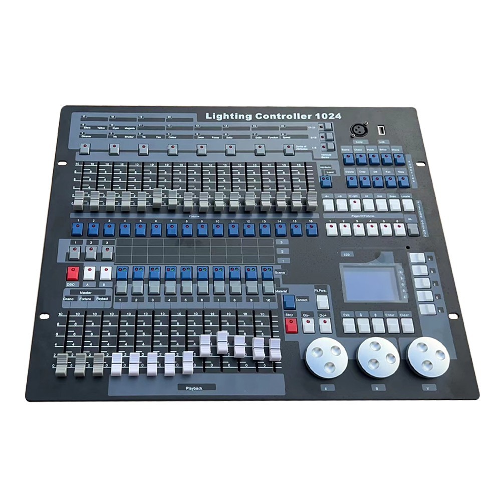 1024 Channel DMX Light Controller Stage Lighting Console W/ Aluminum Flight Case
