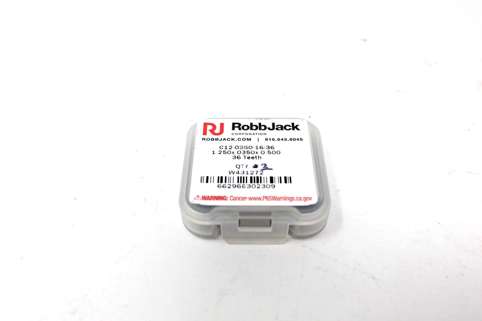 RobbJack 36 Teeth Solid Carbide Saw  1.250" x .0350 x 0.500 C12-0350-16-36 New