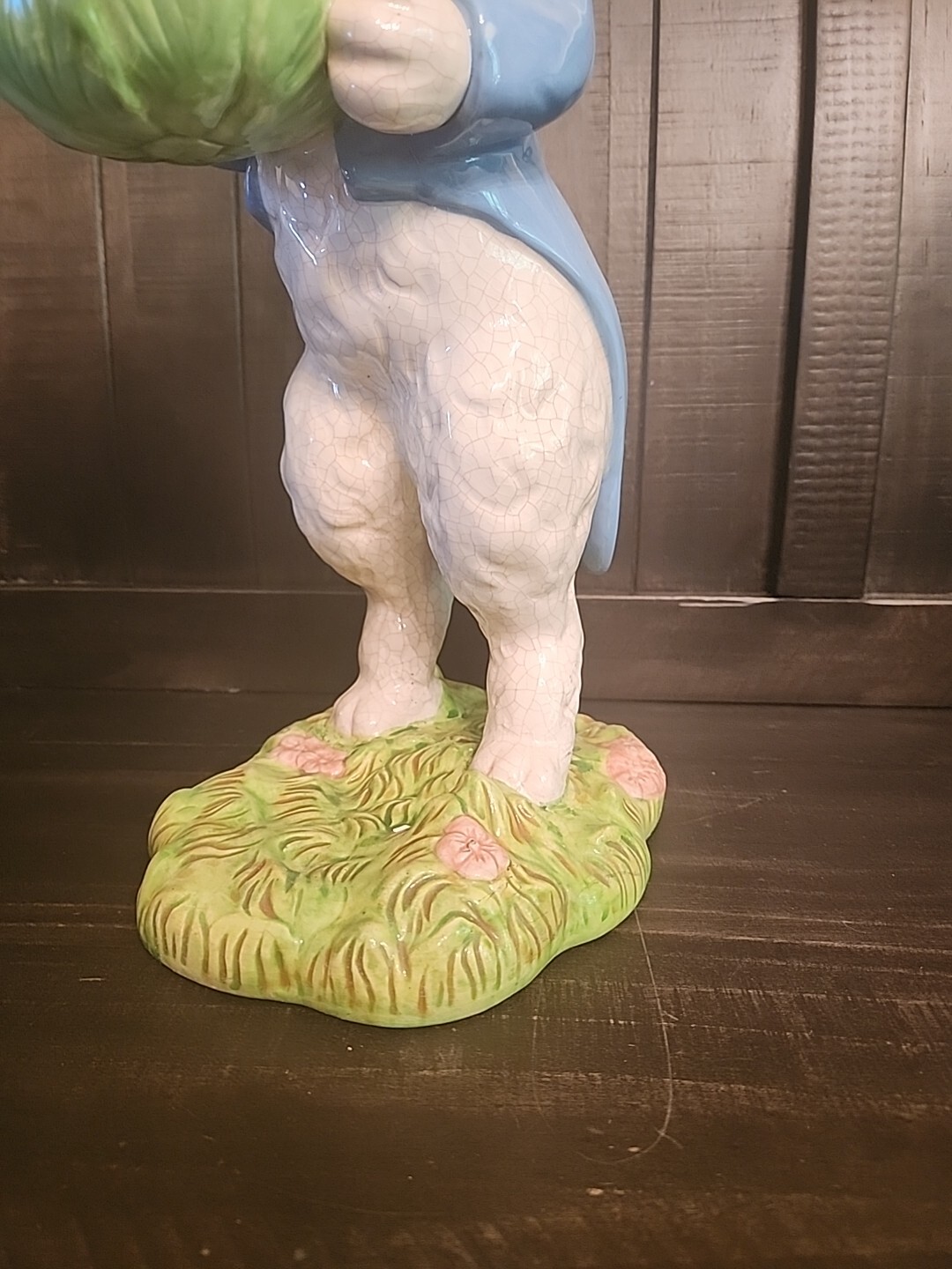 16" Easter Bunny Rabbit Ceramic Planter