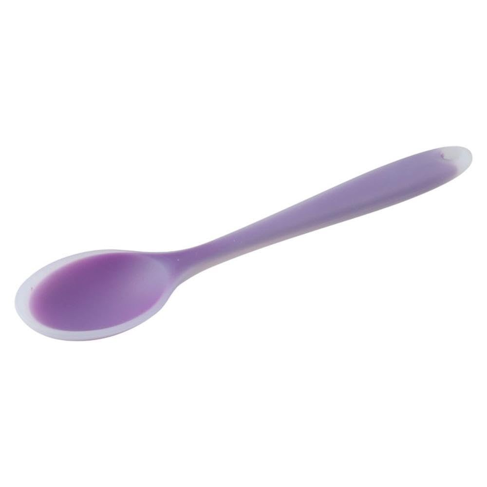 2 Pcs Silicone Dinner Spoon, Multi-purpose Surrounding Transparent Design Sof