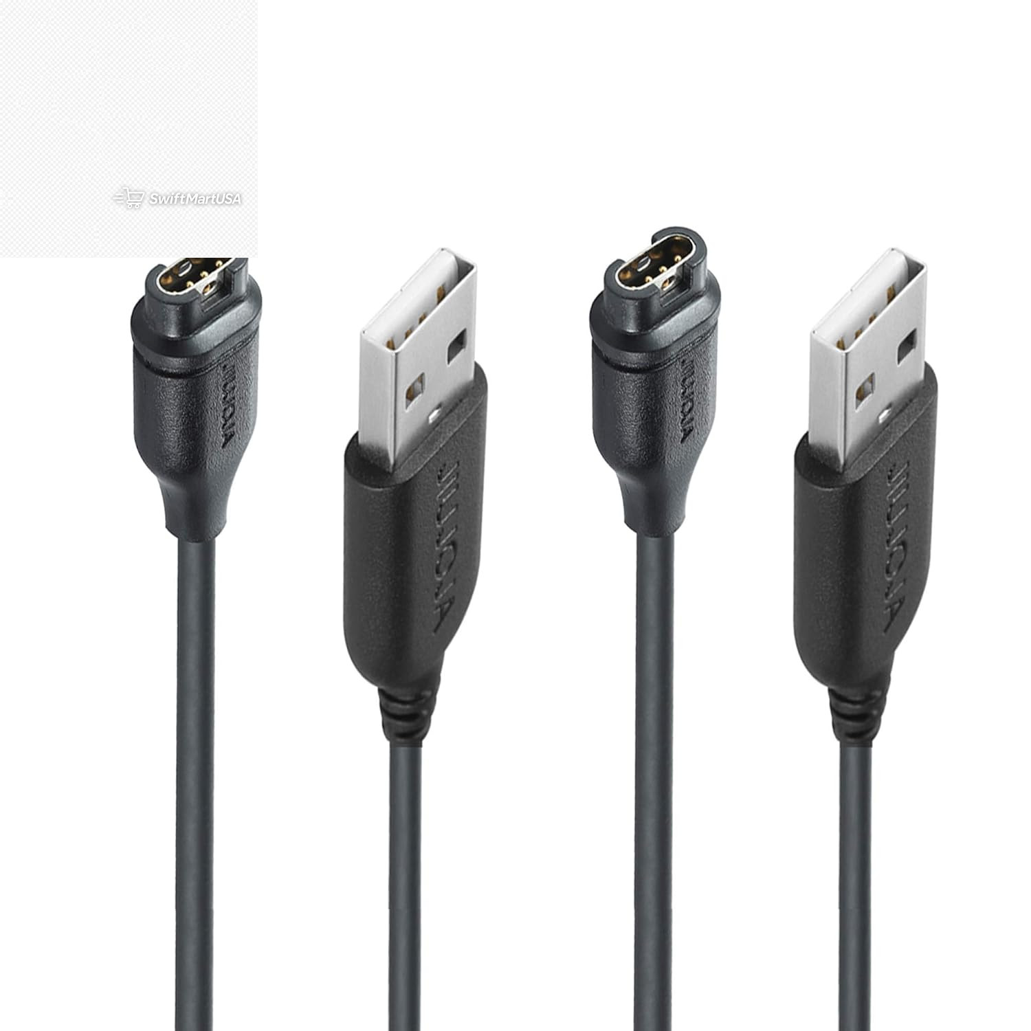 Charger Cable Compatible with Garmin Watch - 3.93Ft Length (2Pack)