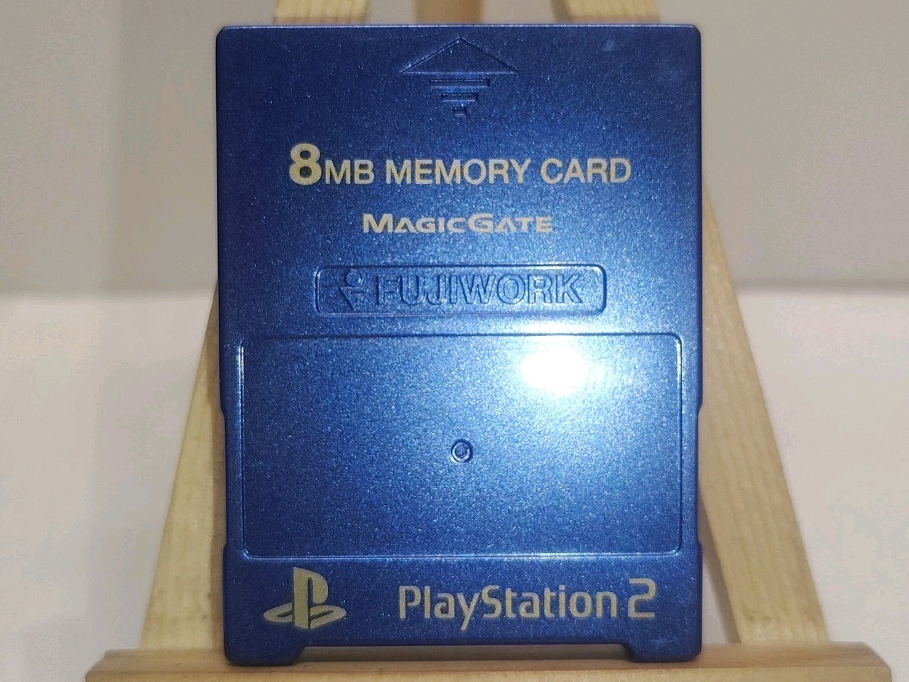 Fujiwork  Royal Blue PlayStation 2 Memory Card 8MB PS2 MagicGate Japan US Seller