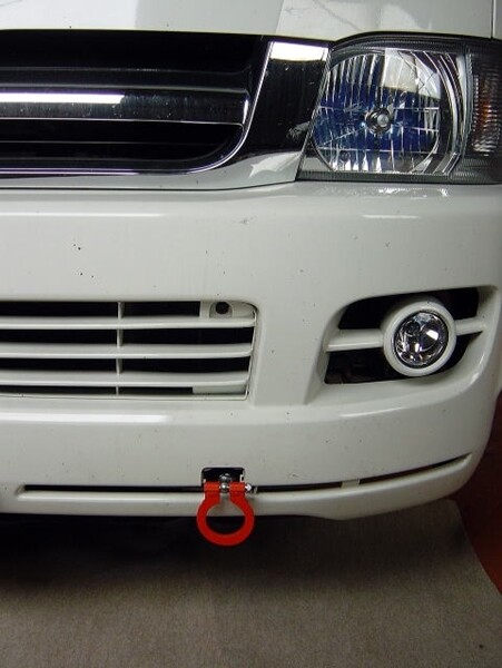 KAWAI WORKS Tow Hook FRONT Foldable Hiace TRH/KDH2## 04/09~ Made in Japan
