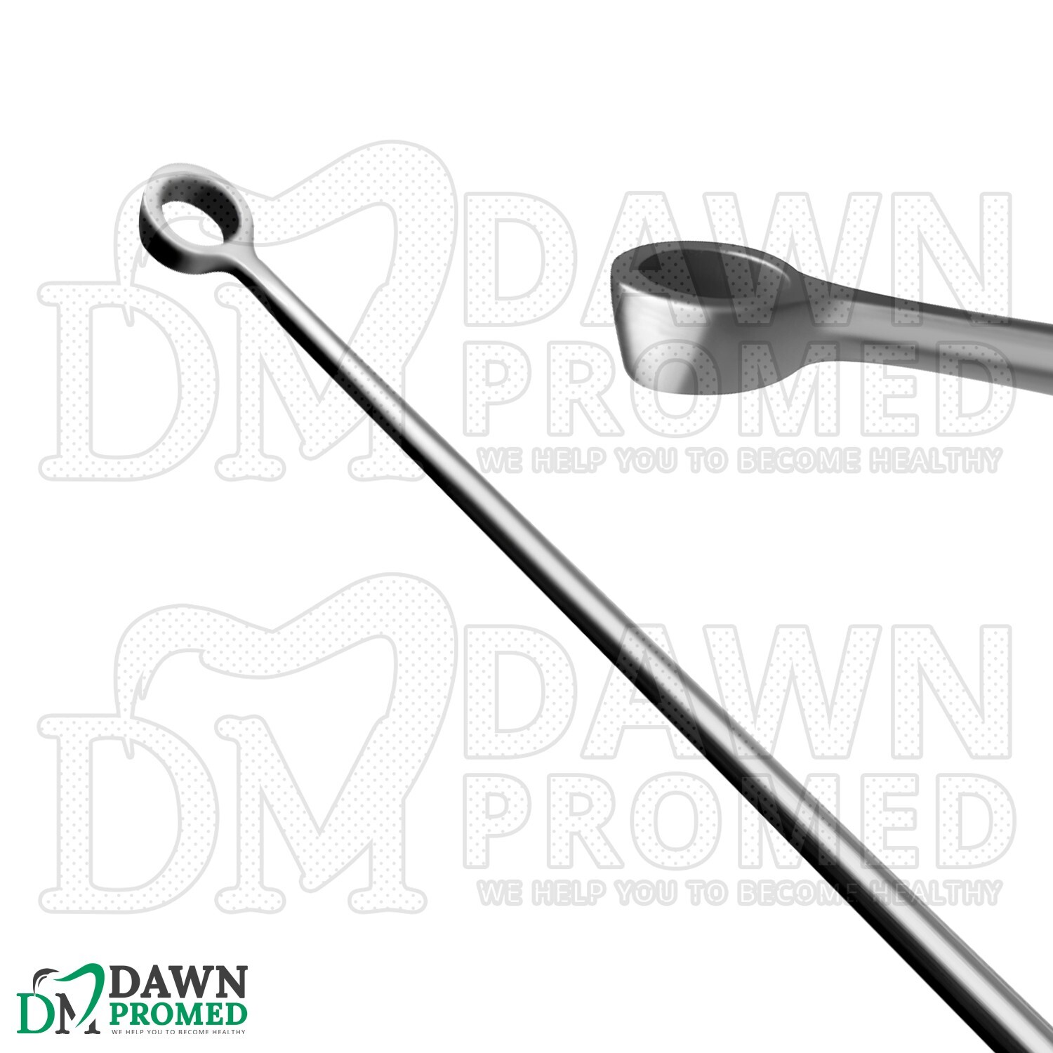 Cone Ring Curette 9″ Straight 6mm Size #2 Orthopedic Instruments German Grade