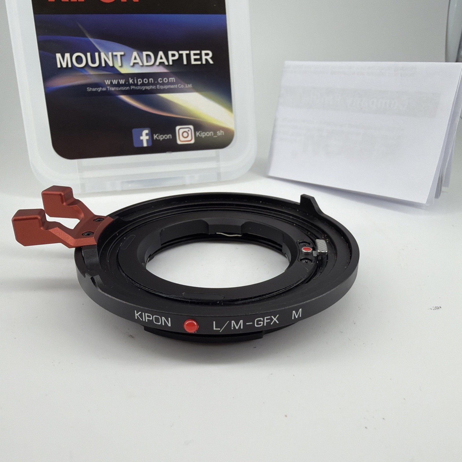 KIPON PRO L/M-GFX Lock Version Adapter Leica M Lens to Fuji G Medium Format