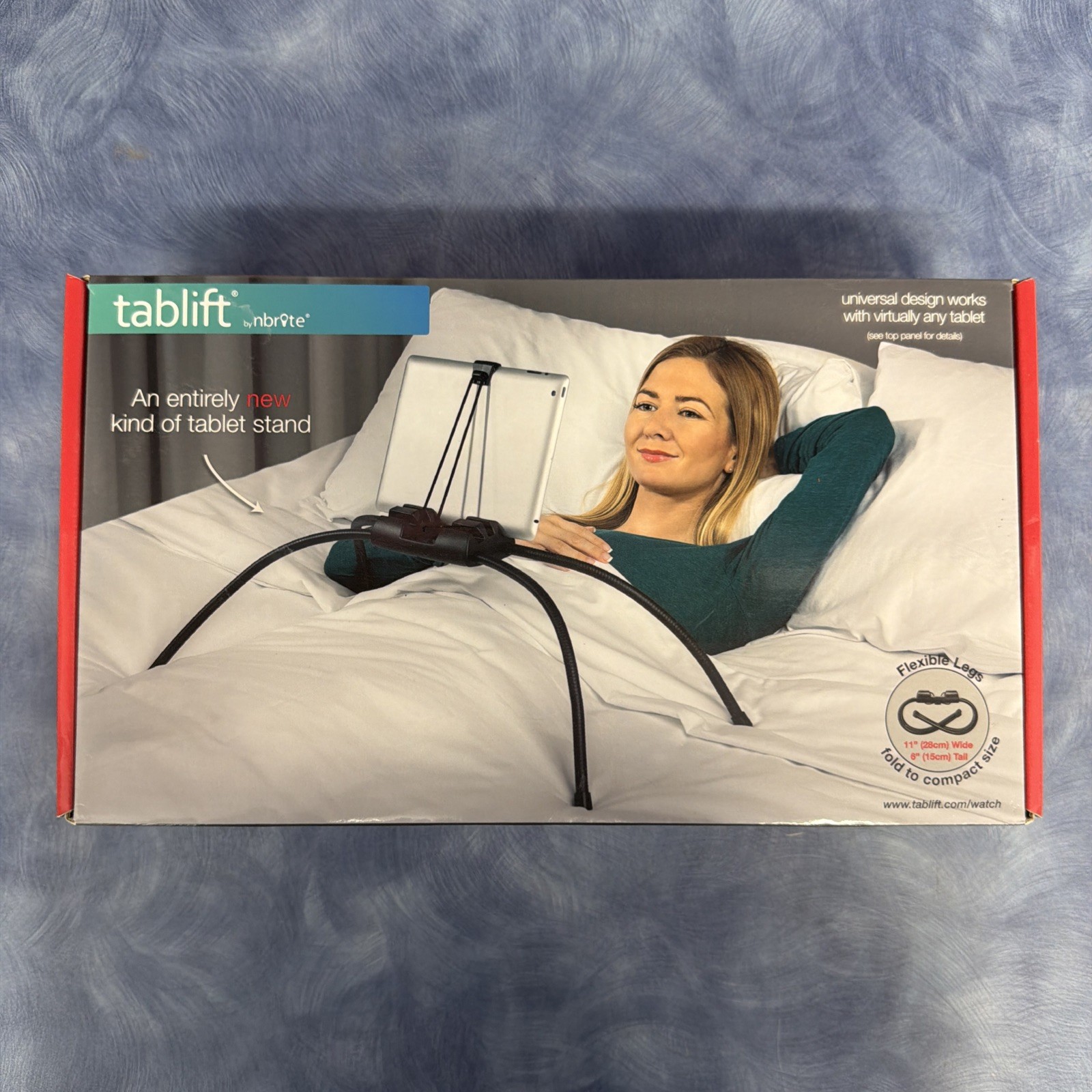 Tablift Tablet Holder for Bed Flexible Universal Tablet Stand & Mount NIB SEALED