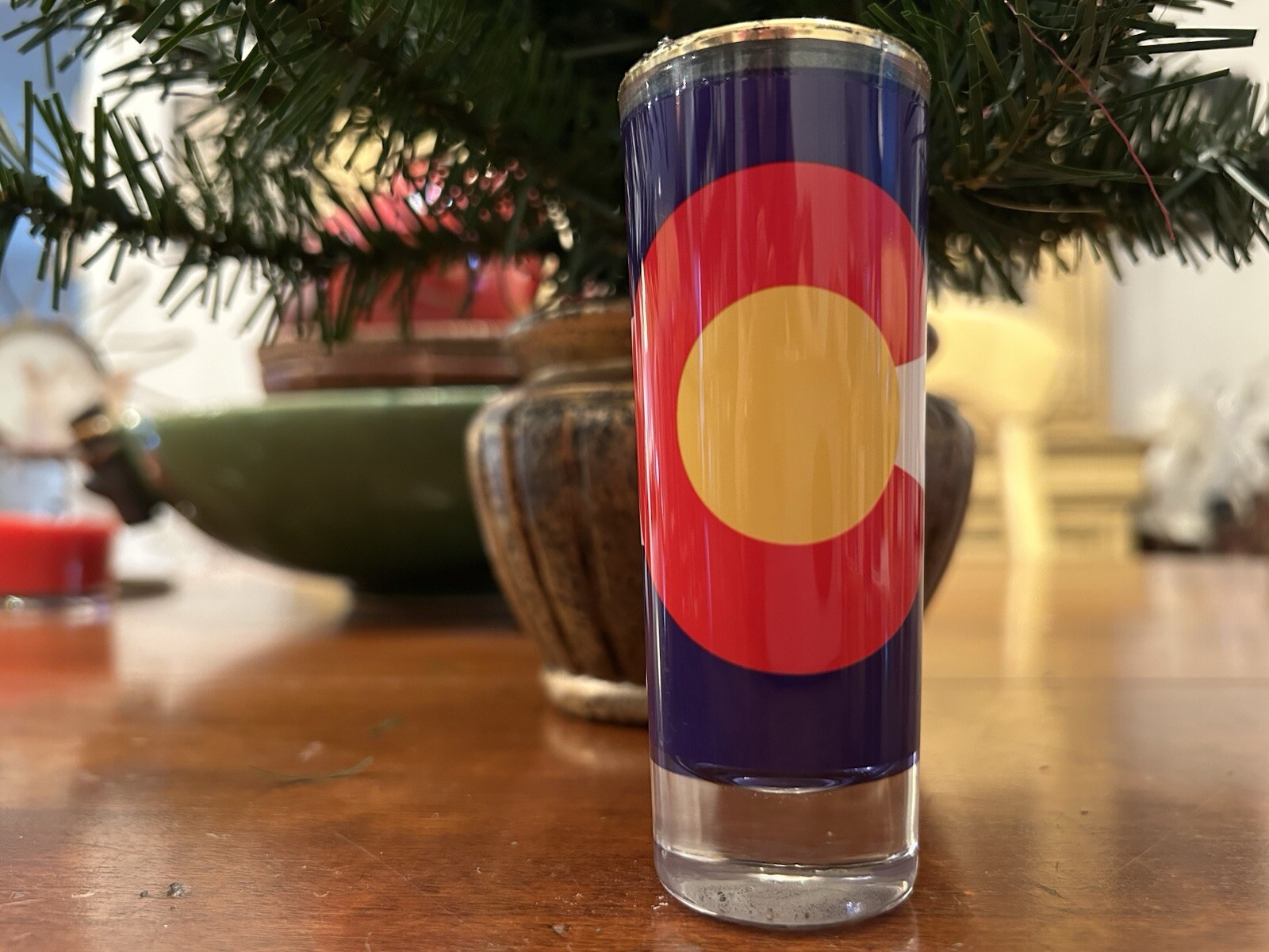 COLORADO SHOT GLASS ~ 4” ~ VGC ~
