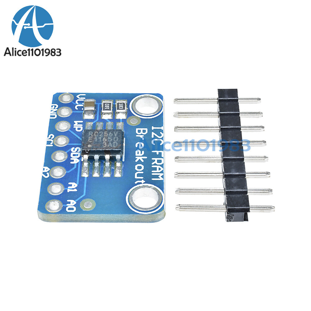 1-10PCS I2C IIC Non-Volatile FRAM MB85RC256V Breakout 256Kbit/32KByte Memory IC