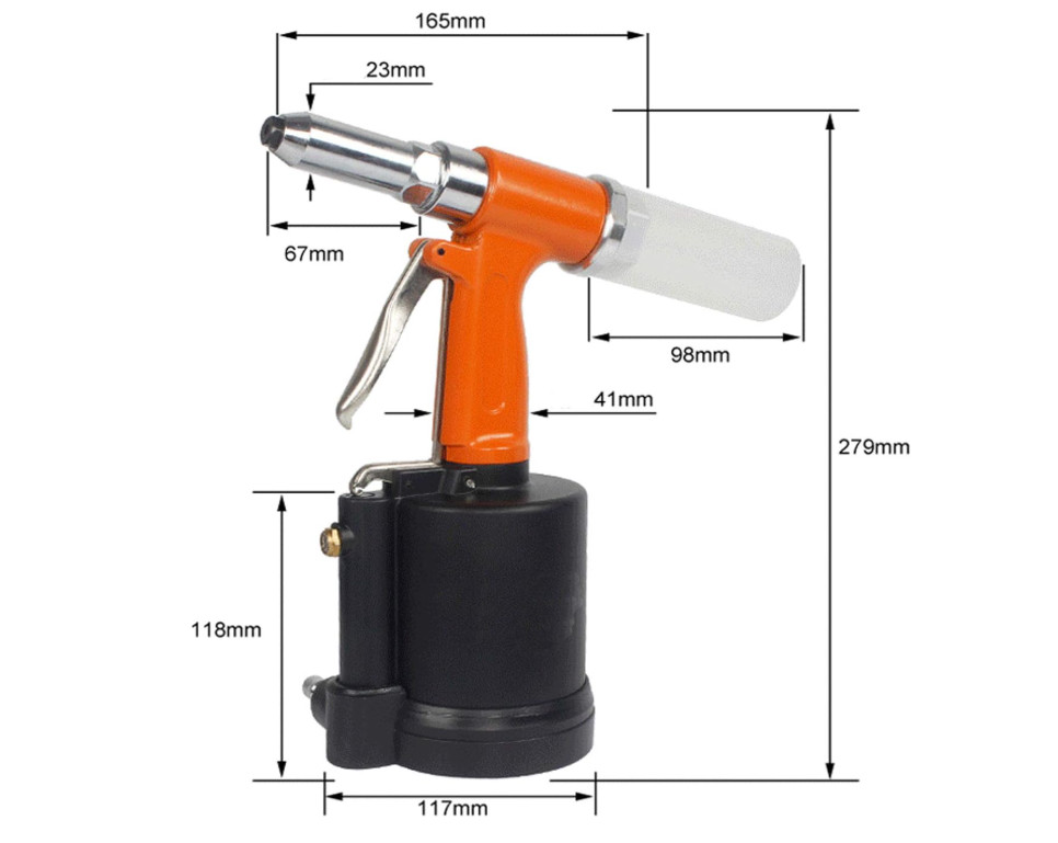 Pistola de remache neumática,herramienta remachadora de aire hidráulico,ahorro