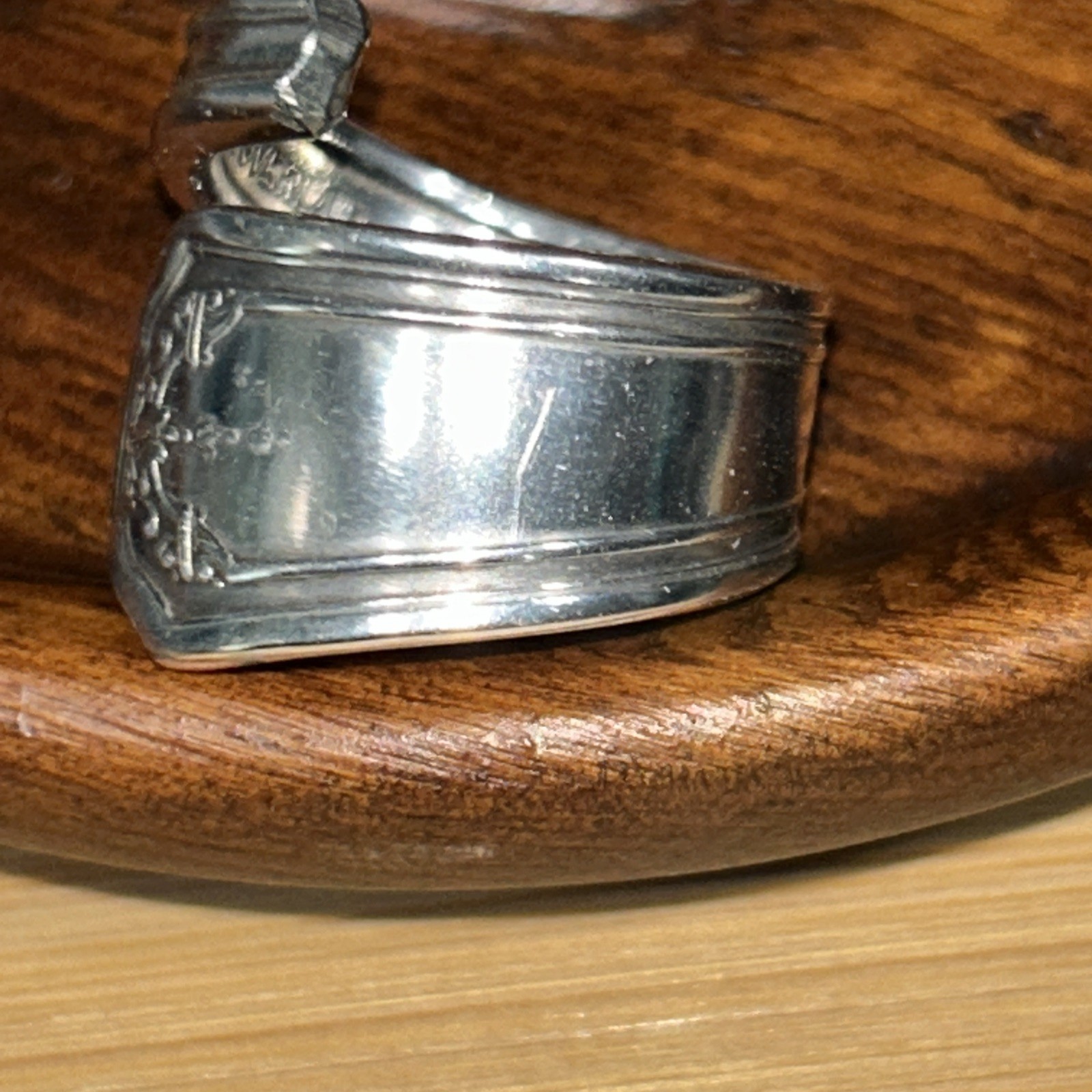 Stainless Steel Spoon Ring - Size 7.5