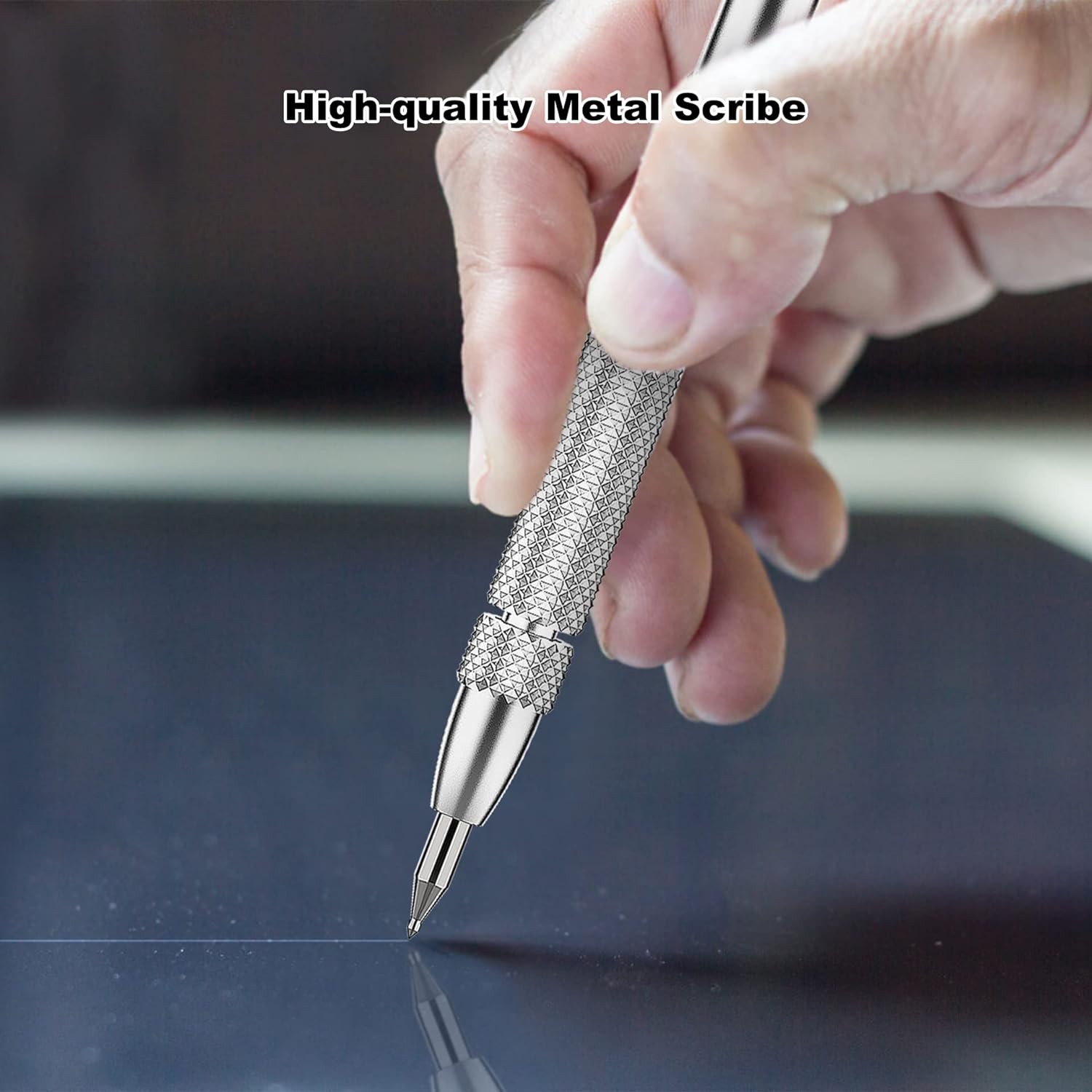 2 Pack Tungsten Carbide Scriber Tool Set with Magnet - Professional Metal Engrav