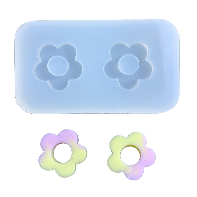 Rose Resin Mold Resin Shaker Mold Filler Silicone Shaker Filling Mold