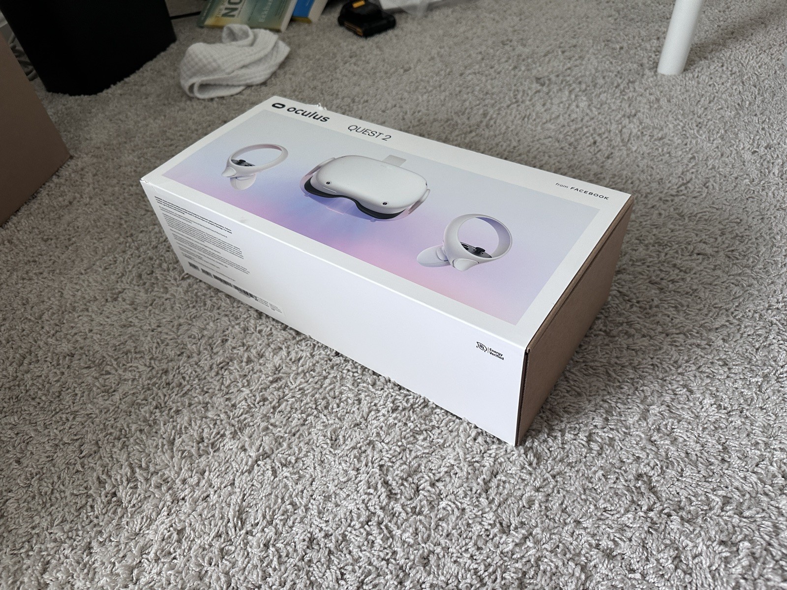 Meta Oculus Quest 2 256GB VR Headset W/ Controllers Tested & Working
