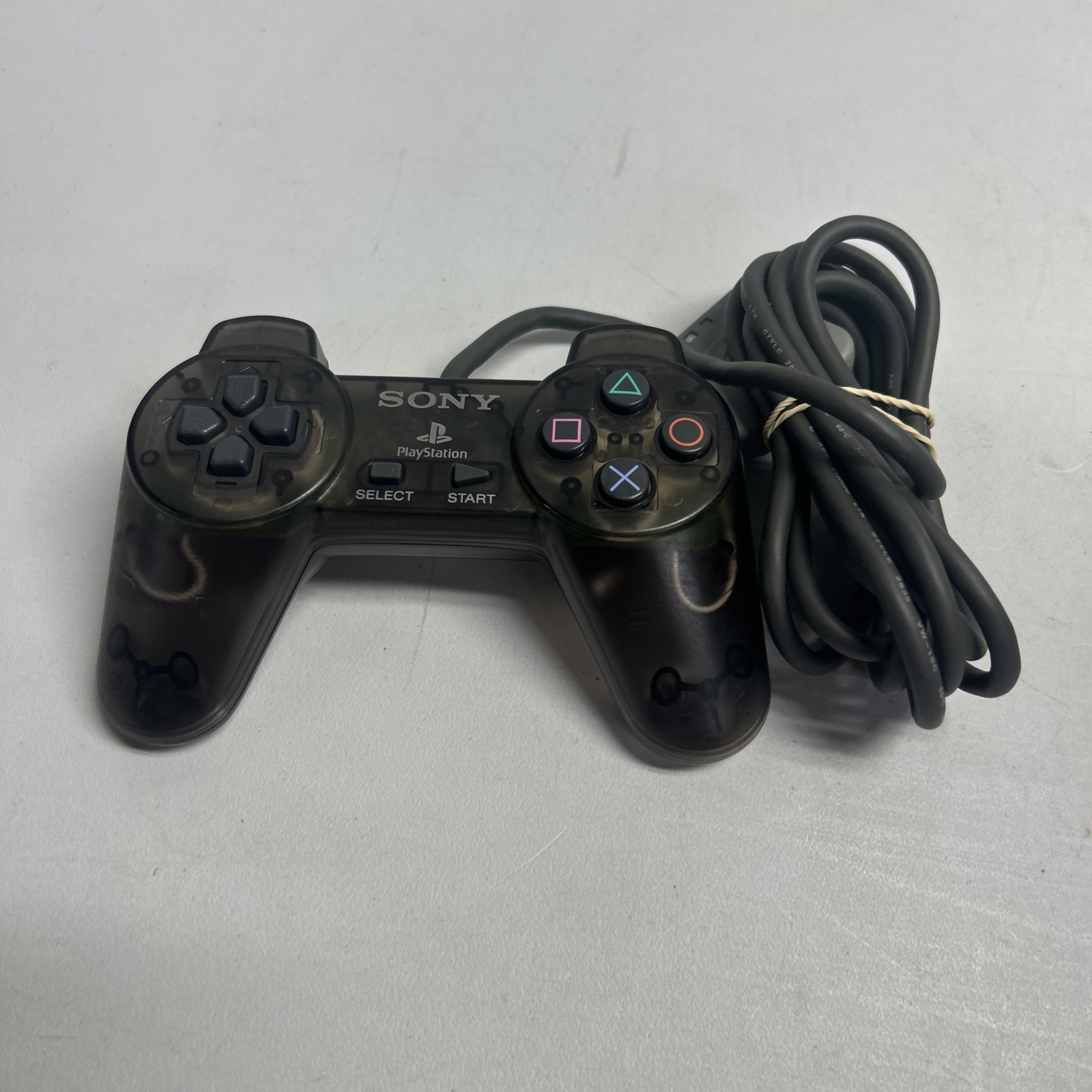 Sony PlayStation One Smoke Gray Controller